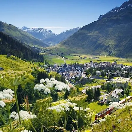 Realp-Andermatt Nature Retreat: Mountain Biking, Skiing, and Scenic Train Access Exterior photo